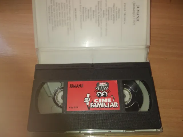 Película VHS de Jumanji.