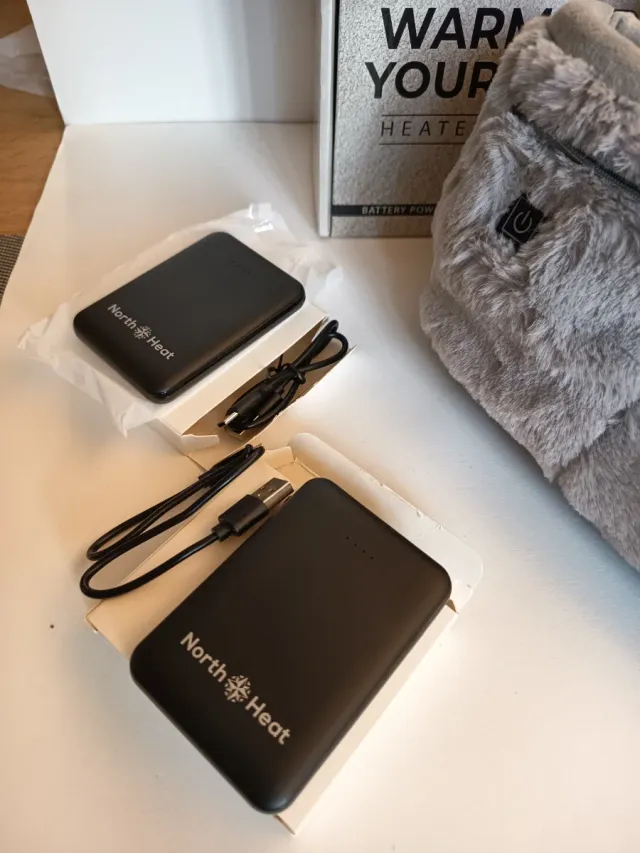 Ciabatte riscaldabili NorthHeat Grigie