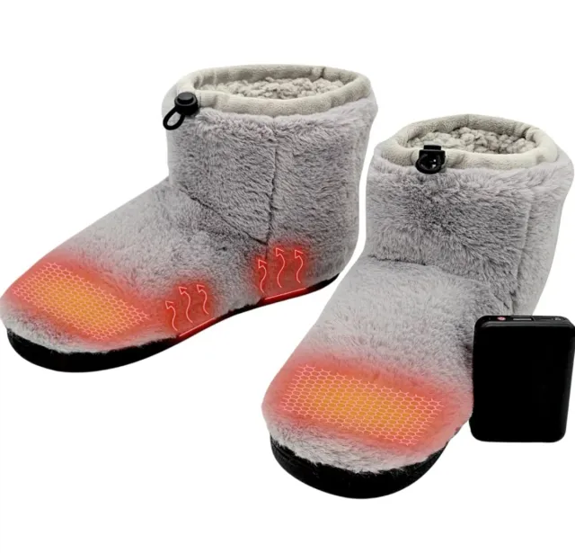 Ciabatte riscaldabili NorthHeat Grigie