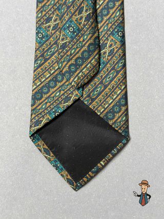 Corbata de Seda Hecha a Mano Vintage