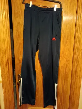 Pantalón deportivo Adidas chico azul