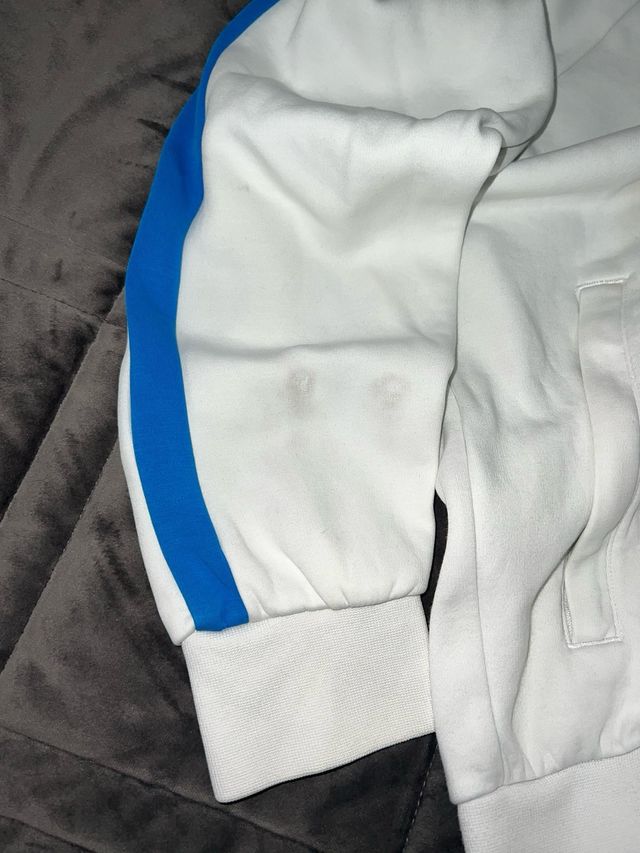 Puma Track Jacket white/blanca Retro logo pecho