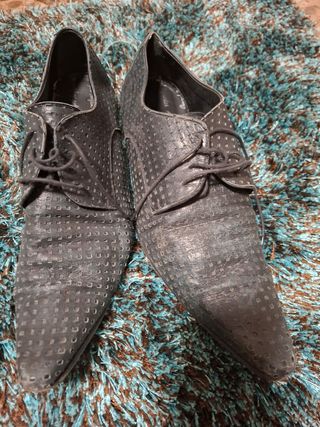 Zapatos vestir Ángel Infantes Negro/Gris