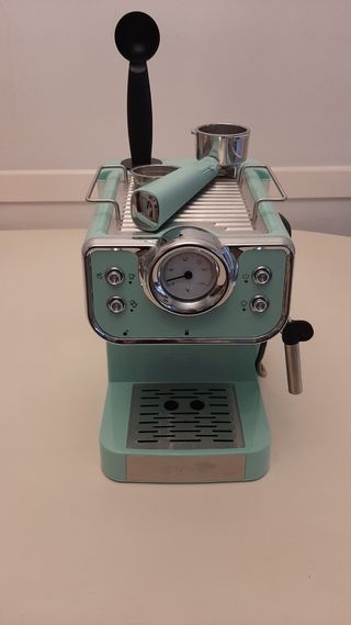Cafetera Espresso EVVO Intensa Retro Verde Agua