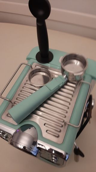 Cafetera Espresso EVVO Intensa Retro Verde Agua
