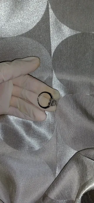 Anillo plata con circonita