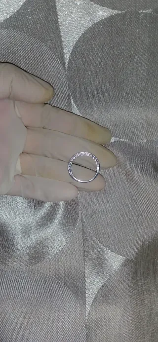 Anillo de plata con circonitas