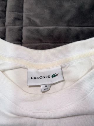 Sudadera Lacoste Blanca