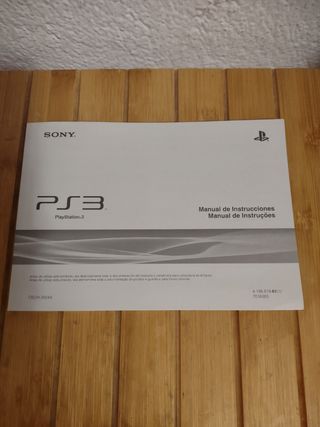 Manual Instrucciones PS3 Sony CECH-2504A