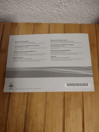 Manual Instrucciones PS3 Sony CECH-2504A