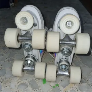 Patines Oxelo 4 Ruedas Blancos Talla 33