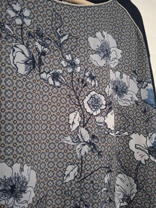 Camiseta Punto Roma estampado floral. Talla XXL