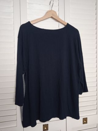 Camiseta Punto Roma estampado floral. Talla XXL