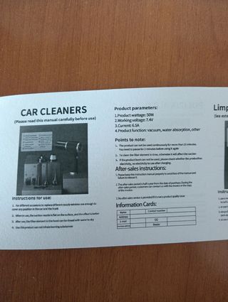 Aspirapolvere portatile senza fili Ludson