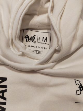 Sudadera Blanca Hu-MAN