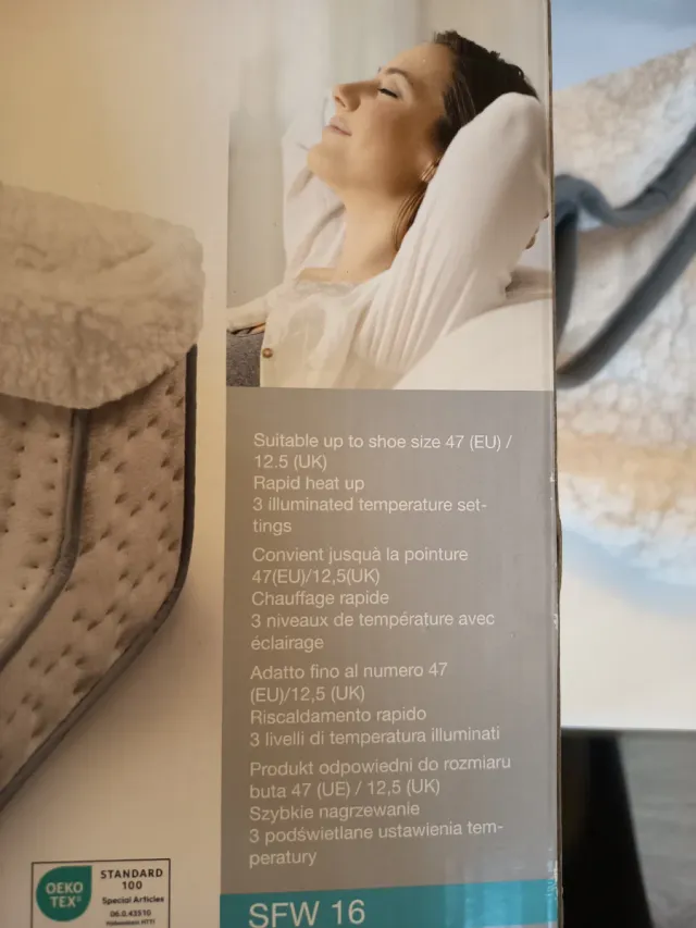 Scalda piedi elettrico Sanitas