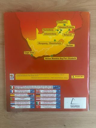 Álbum Panini Mundial Sudáfrica 2010