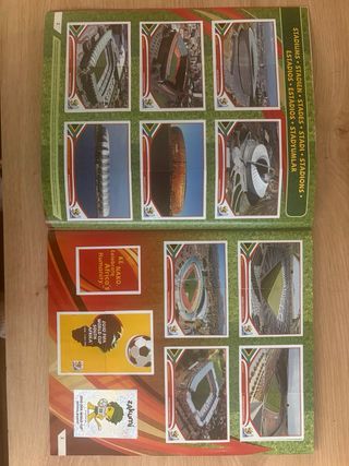 Álbum Panini Mundial Sudáfrica 2010