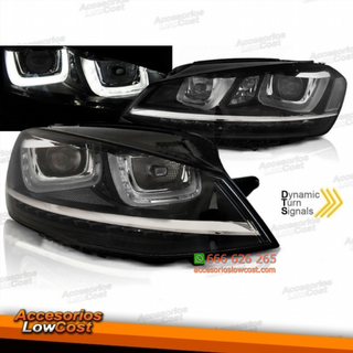 FAROS DELANTEROS CON DIURNA DRL LED E INTERMITENT