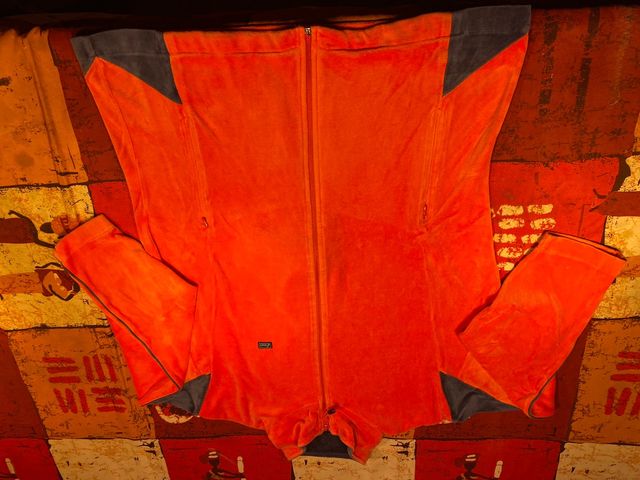 Polar naranja y gris Talla L