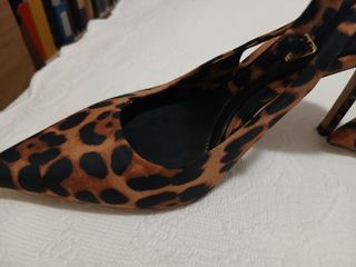 Zapatos Zara Talla 40 Animal Print 