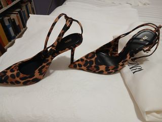 Zapatos Zara Talla 40 Animal Print 