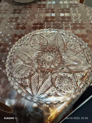 Antipastiera in Vetro Decorata