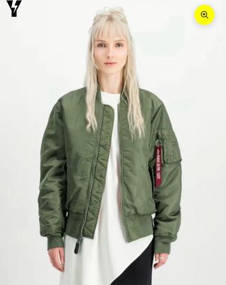 Chaqueta Alpha Industries reversible verde/naranja