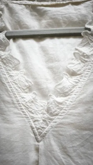 Blusa blanca de algodón 