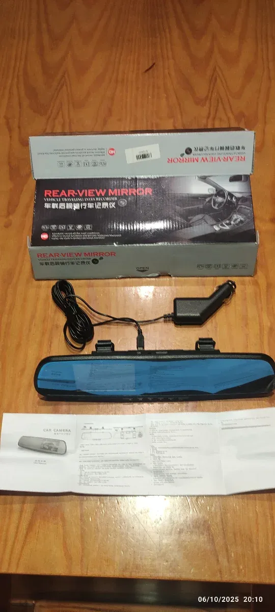 Cámara Espejo retrovisor con pantalla.