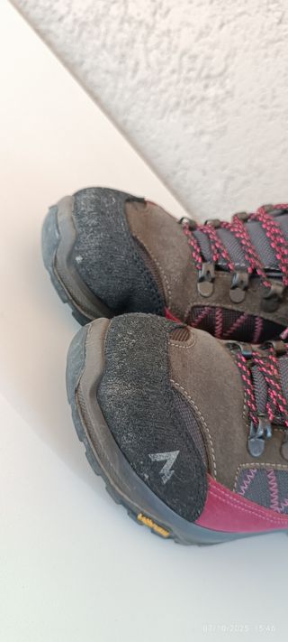 Scarponi trekking donna grigio/rosa taglia 38