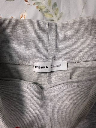 Mallas campana Bershka grises 10-12 años