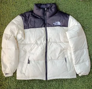 Chaqueta The North Face Beige y Negra