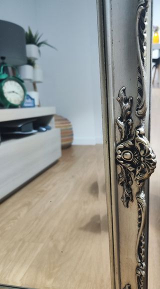 Espejo Vintage Plata Envejecida