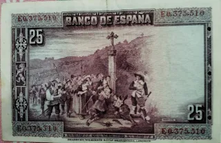 Billete 25 Pesetas Banco de España 1928