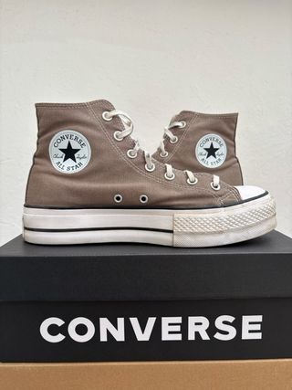 Converse Marrones Plataforma