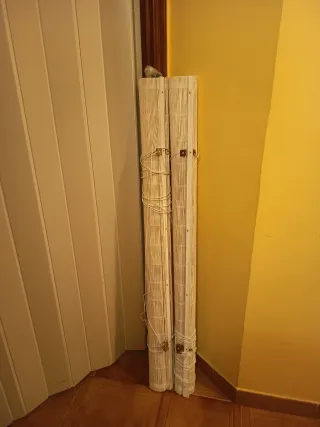 2 Estores de bambú y madera Oferta Hoy