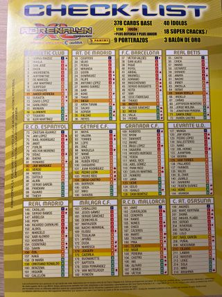 Colección de Adrenalyn 2011-12 Liga BBVA
