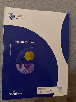 MATEMATIQUES I 1BTX CONSTRUINT MONS