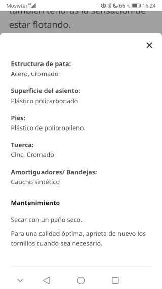 Mesa Comedor vidrio + 4 sillas Tobias Ikea