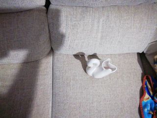 Figura Cisne Porcelana Blanca