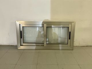 Ventana corredera aluminio y cristal