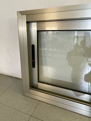 Ventana corredera aluminio y cristal