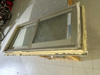 Ventana corredera aluminio y cristal