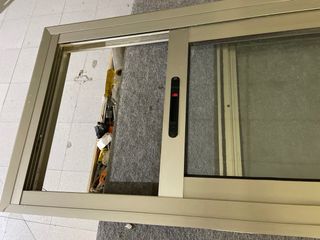 Ventana corredera aluminio y cristal