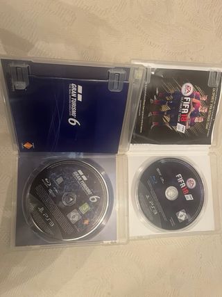 FIFA 18 y Gran Turismo 6 PS3