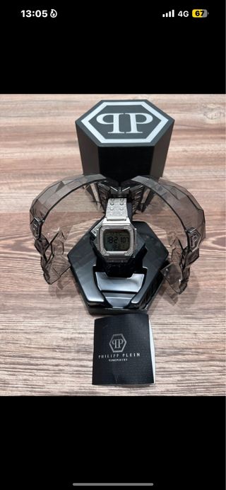 Reloj Philipp Plein Plata y Negro