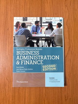 Libro de Inglés para Administración y Finazas