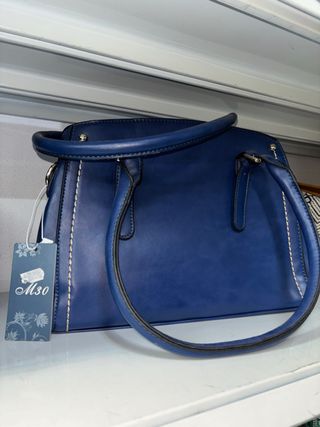 Bolso de mano azul M30