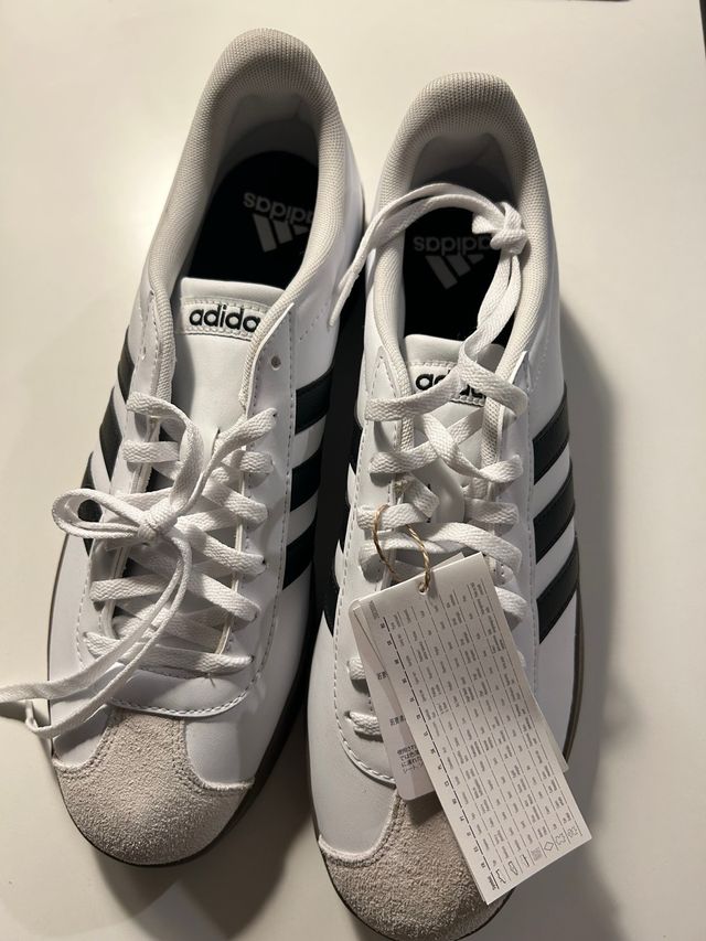 Zapatillas Adidas VL Court Blancas y Negras